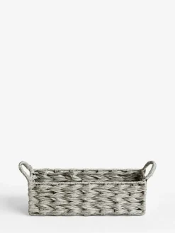 Next Plastic Wicker Small Storage Basket^ Storage & Organisation