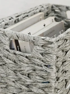 Next Plastic Wicker Storage Basket^ Storage & Organisation