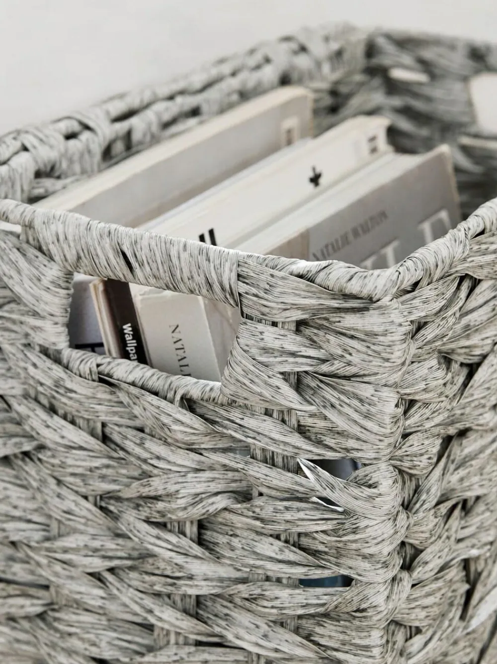 Next Plastic Wicker Storage Basket^ Storage & Organisation