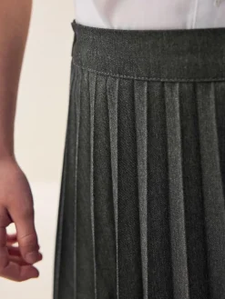 New Next Grey Pleat School Skirt (3-16yrs)
