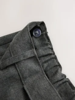 New Next Plus Waist School Formal Trousers (3-17yrs) Grey