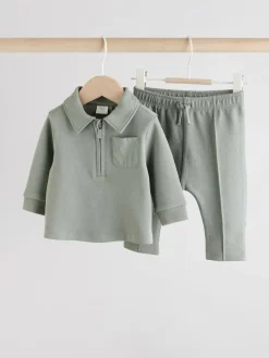 Next Polo Top and Legging Baby Set (0mths-2yrs)^BOY Sets & Outfits|Sweatshirts & Hoodies