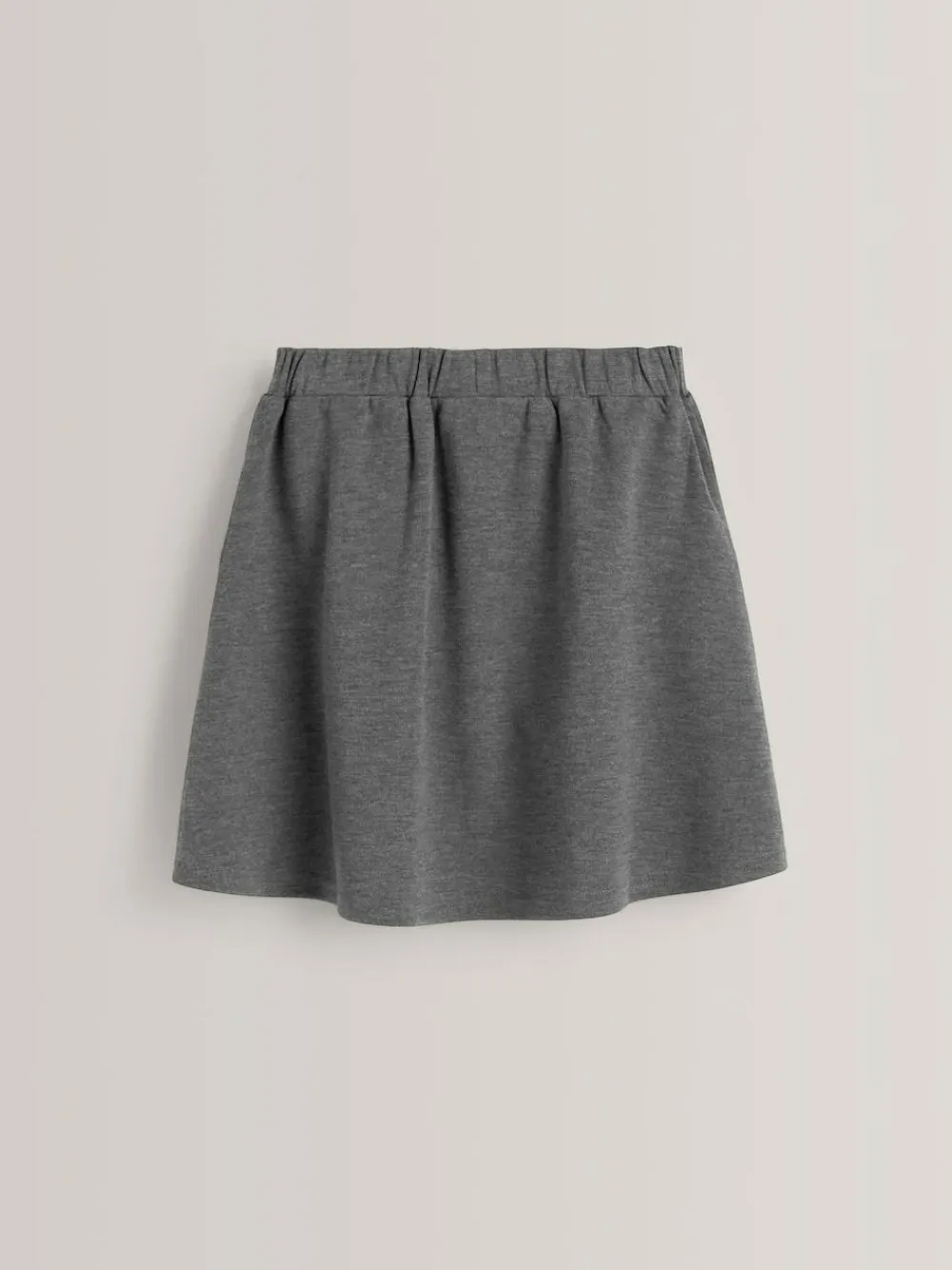 New Next Grey Pull-on Stretch School Skirt (3-16yrs)