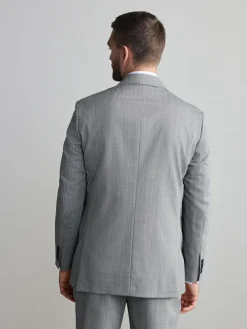 Discount Next Regular Fit Signature Nova Fides 100% Italian Wool Suit Jacket Grey