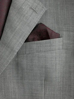 Discount Next Regular Fit Signature Nova Fides 100% Italian Wool Suit Jacket Grey