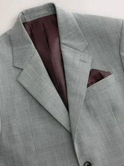 Discount Next Regular Fit Signature Nova Fides 100% Italian Wool Suit Jacket Grey