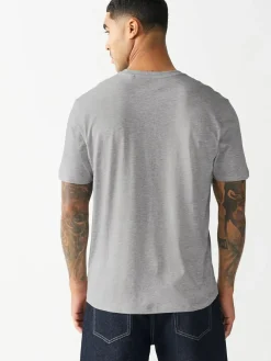Sale Next Grey Regular Fit Stag T-Shirt
