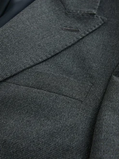 Next Grey Regular Fit Texture Motionflex Stretch Suit Jacket^ Grey Suits