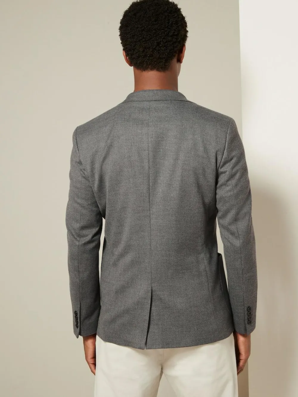 Next Regular Fit Textured Smart Blazer^ Coats & Jackets|Coats & Jackets