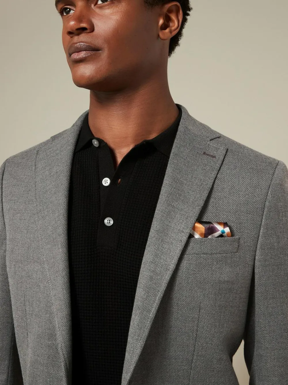 Next Regular Fit Textured Smart Blazer^ Coats & Jackets|Coats & Jackets