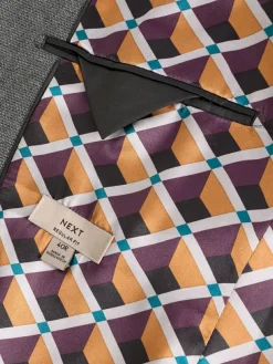 Next Regular Fit Textured Smart Blazer^ Coats & Jackets|Coats & Jackets