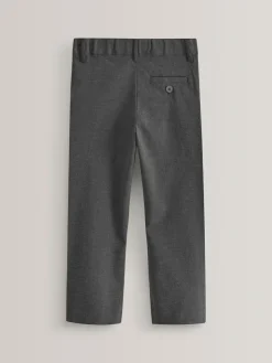 Best Next Regular Waist School Formal Stretch Skinny Trousers (3-17yrs) Grey