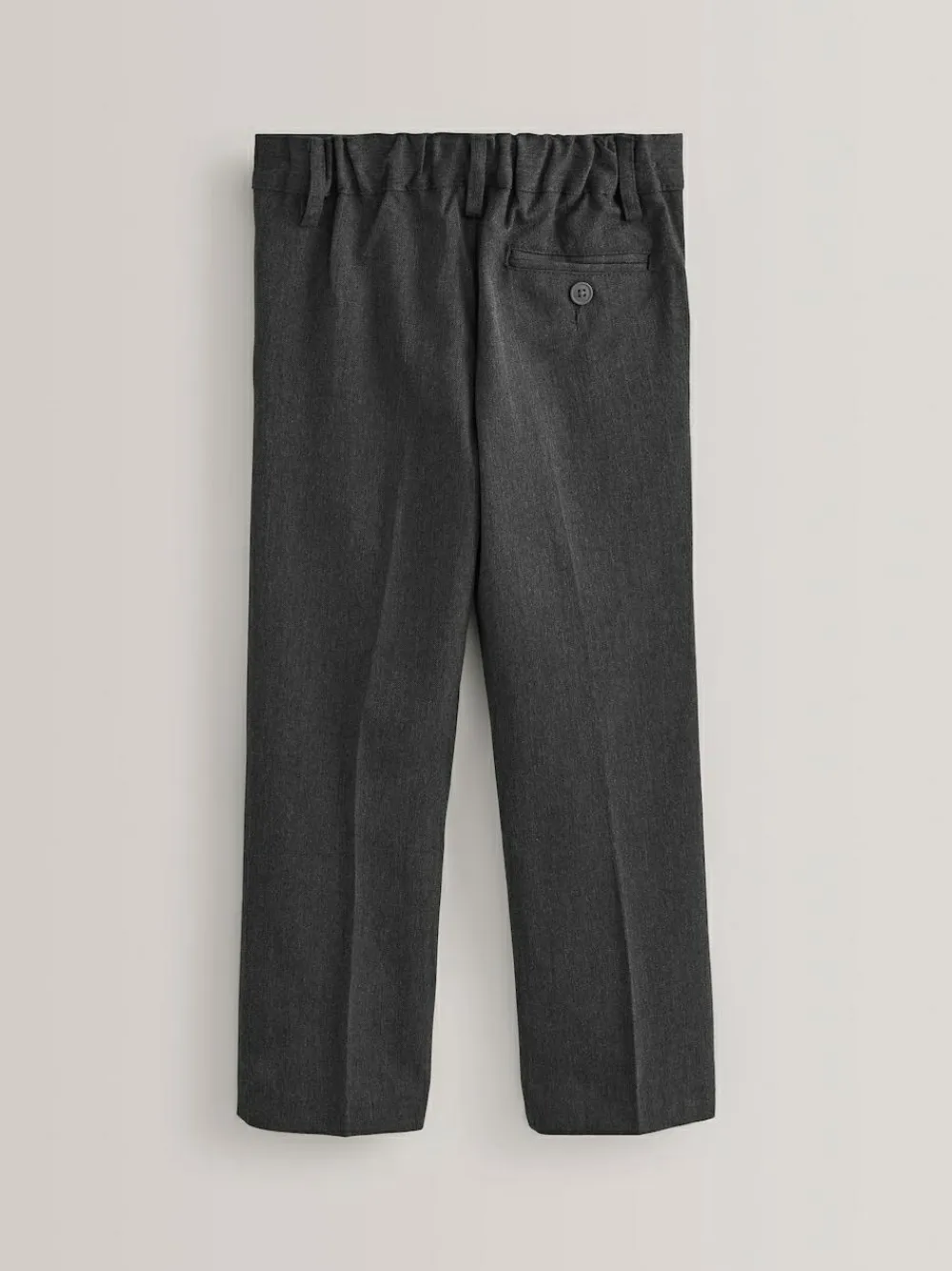 Next Regular Waist School Pleat Front Trousers (3-17yrs) Grey