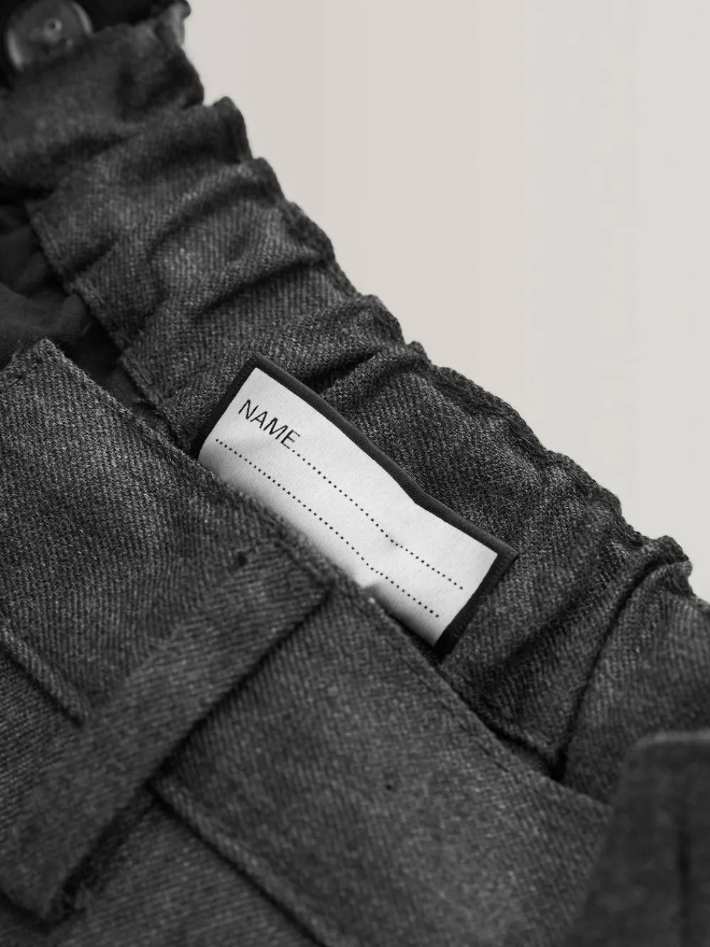 Next Regular Waist School Pleat Front Trousers (3-17yrs) Grey