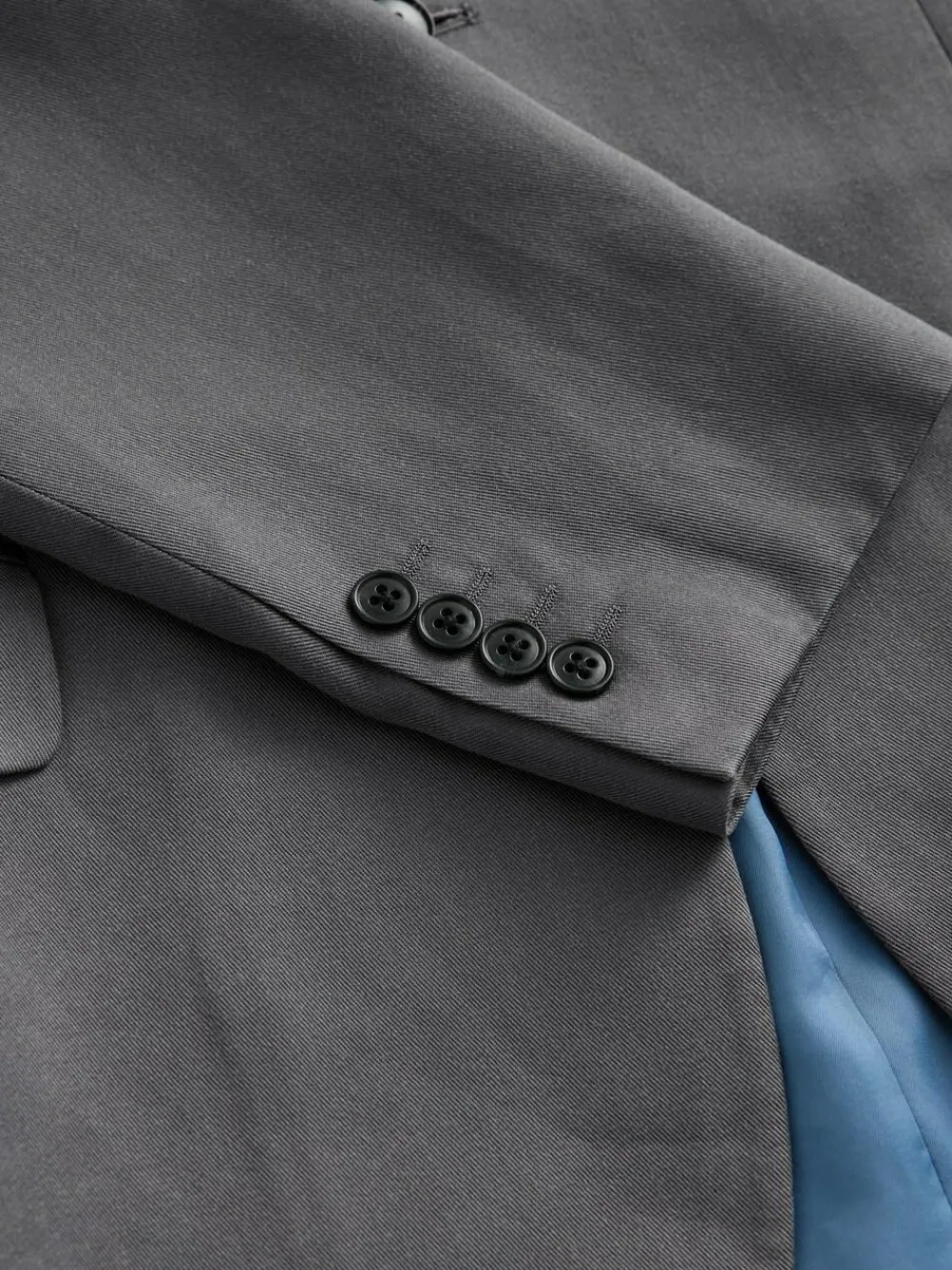 Discount Next Relaxed Fit Lyocell Suit Jacket Grey