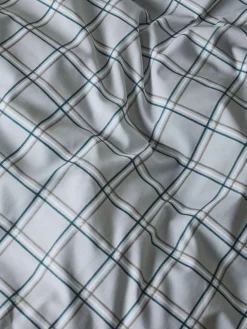 Next Grey Reversible Check Duvet Cover and Pillowcase Set^ Bedsets & Duvet Covers