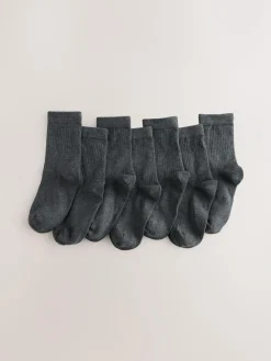 Next Ribbed Cotton Rich Socks 7 Pack^BOY Socks