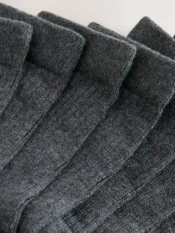 Next Ribbed Cotton Rich Socks 7 Pack^BOY Socks