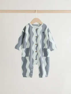 Next Grey Scandi Cactus Baby Rompers 3 Pack^ Rompers & Overalls