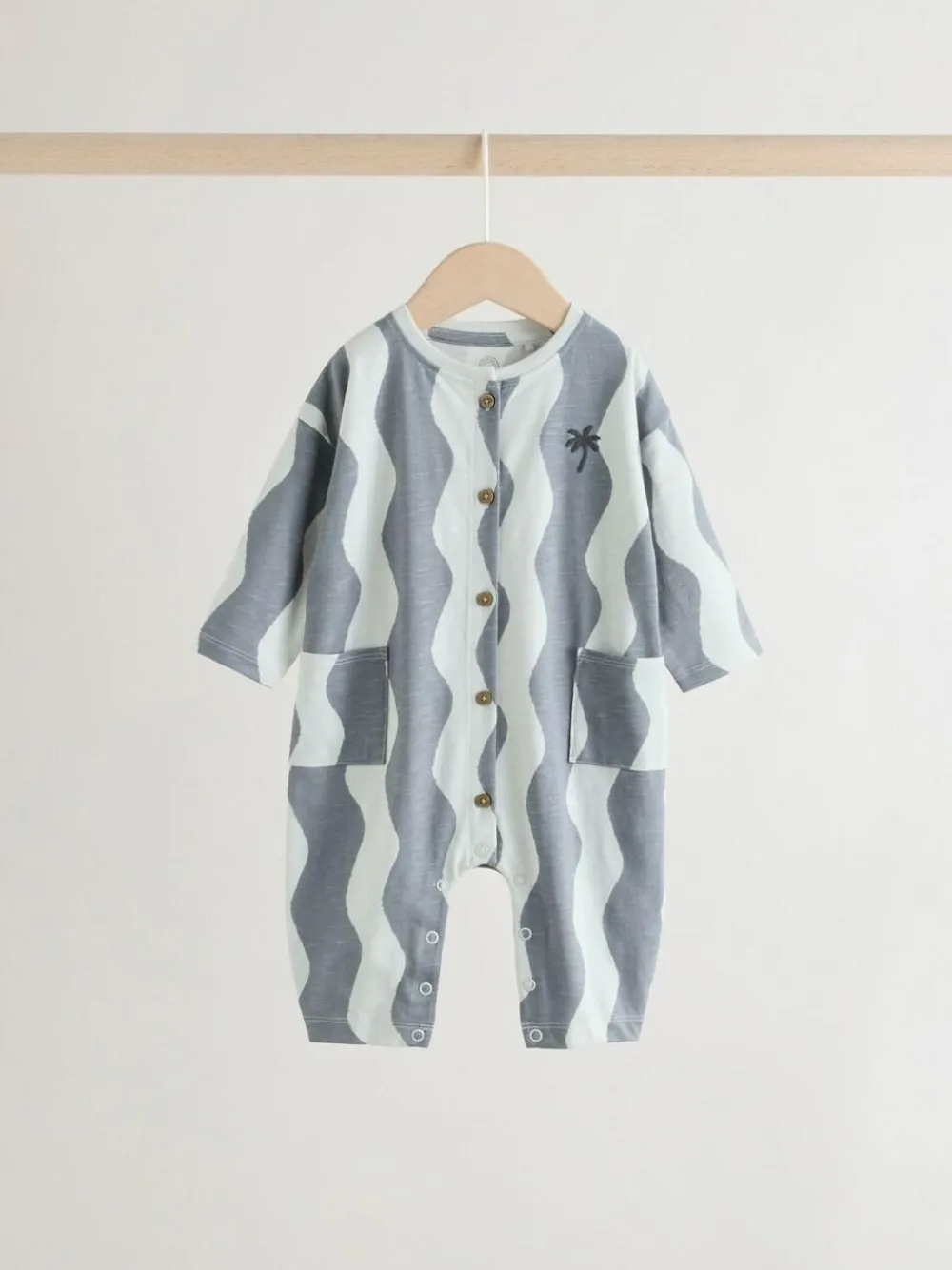 Next Grey Scandi Cactus Baby Rompers 3 Pack^ Rompers & Overalls