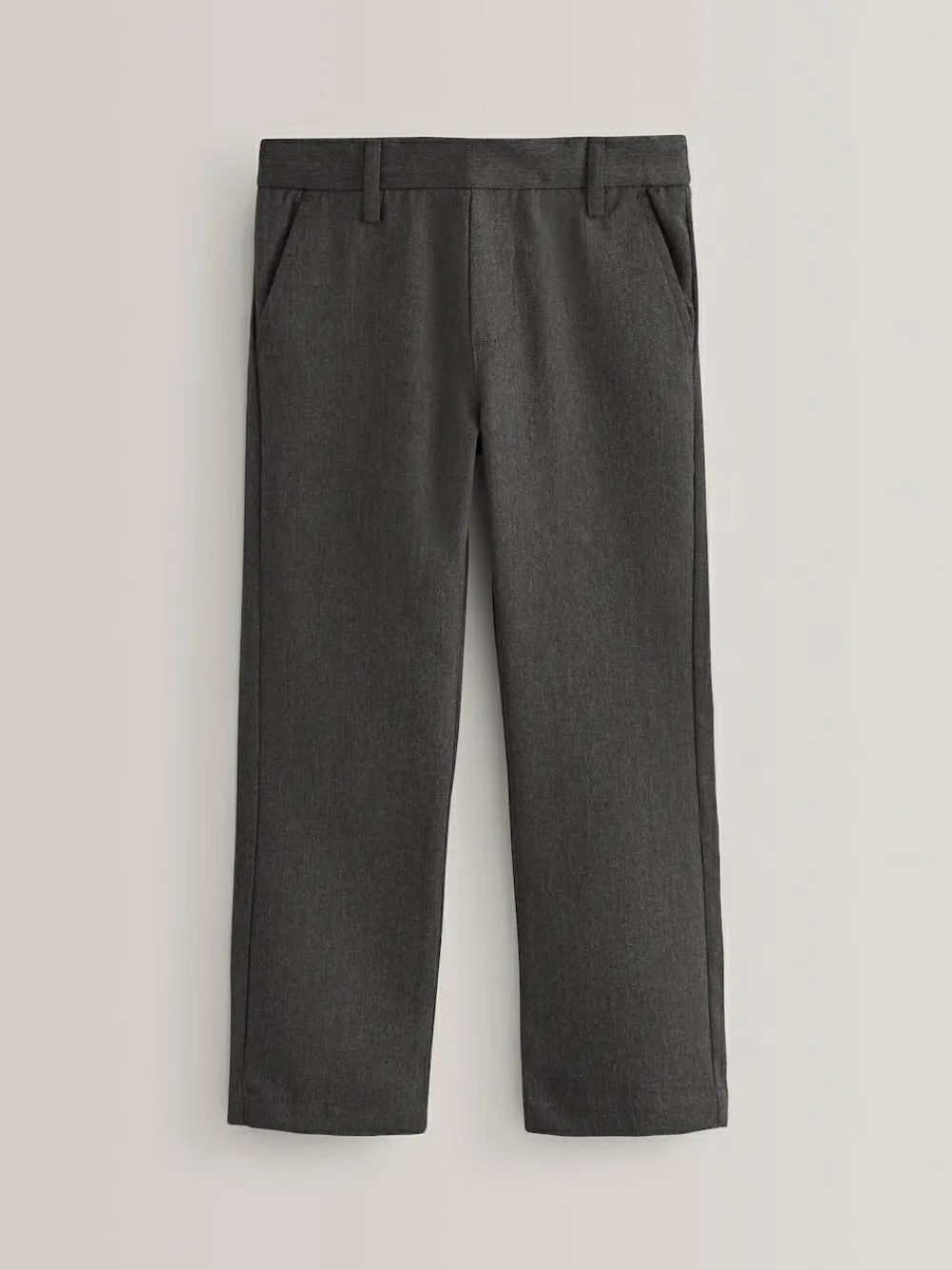 Next School Pull On Waist Straight Trousers (3-17yrs)^BOY Tznius Pants|Pants & Chinos