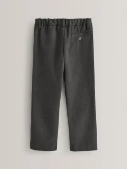Next School Pull On Waist Straight Trousers (3-17yrs)^BOY Tznius Pants|Pants & Chinos