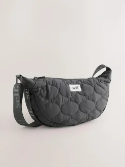 Next Grey Self. Nylon Sling Bag^Women Bags