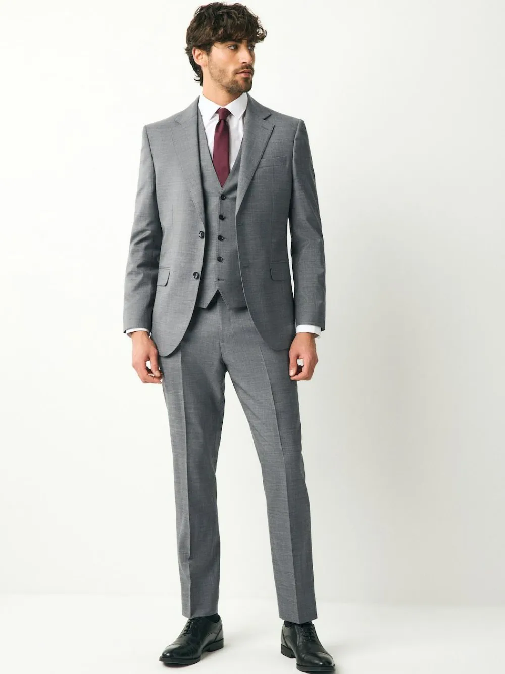 Sale Next Signature Cerutti !00% Italian Wool Suit Waistcoat Grey