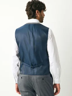 Sale Next Signature Cerutti !00% Italian Wool Suit Waistcoat Grey