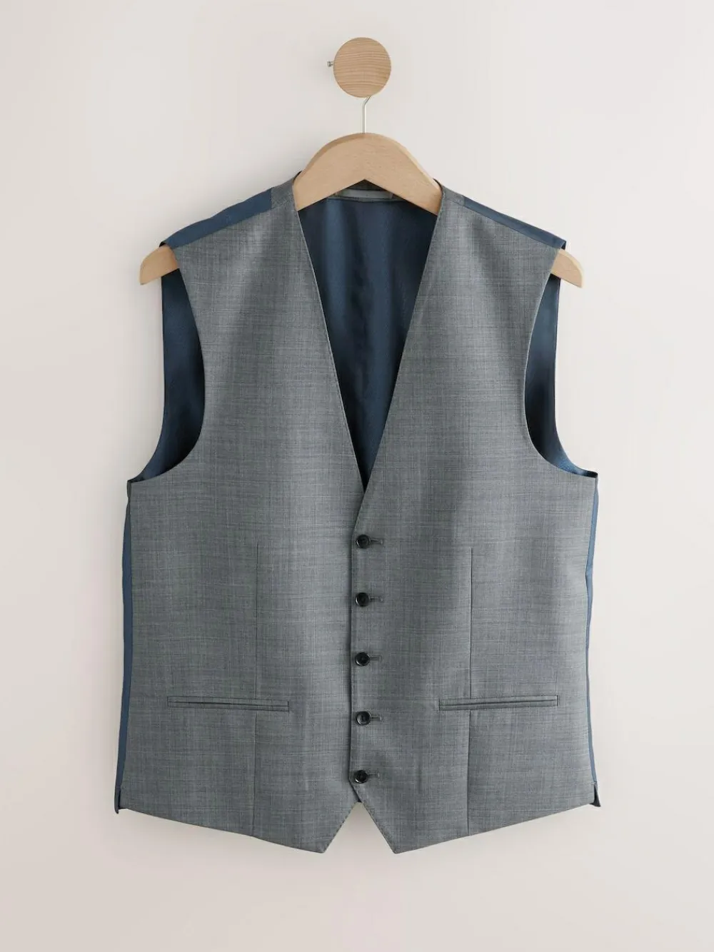 Sale Next Signature Cerutti !00% Italian Wool Suit Waistcoat Grey