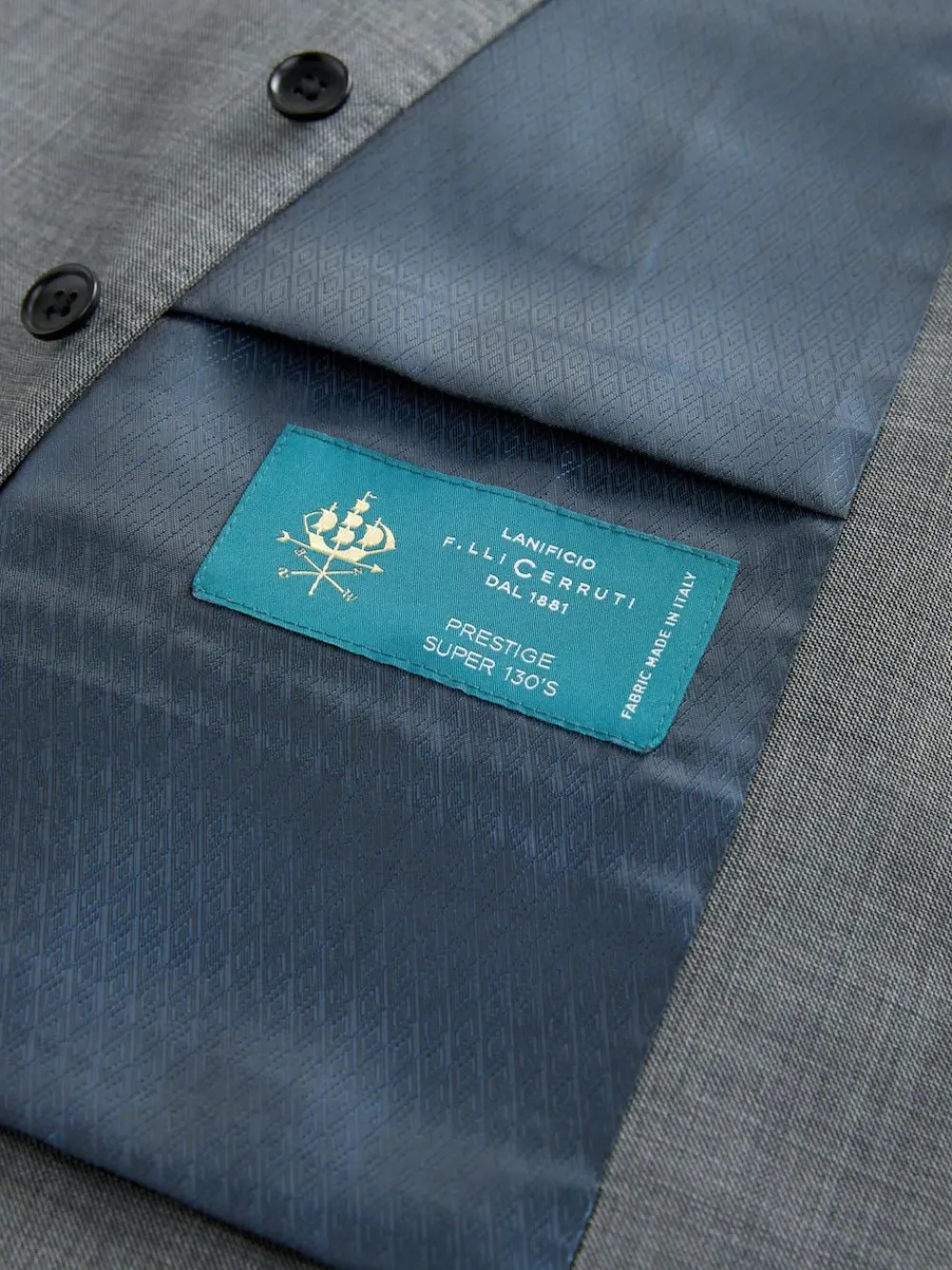 Sale Next Signature Cerutti !00% Italian Wool Suit Waistcoat Grey