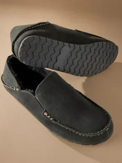 Next Signature Kickdown Suede Moccasin Slippers^ Slippers|Slippers