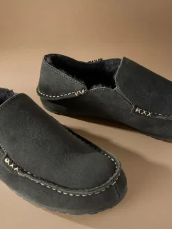 Next Signature Kickdown Suede Moccasin Slippers^ Slippers|Slippers
