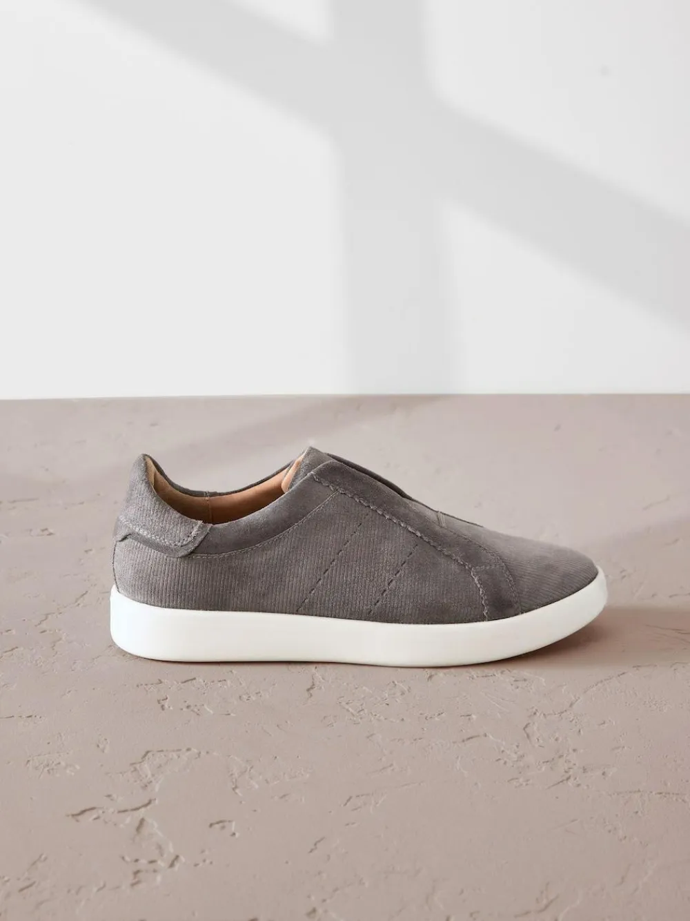 Next Signature Premium Leather Laceless Slip-On Trainers^Women Sneakers