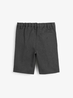 Next Single Flat Front School Shorts (3-14yrs) Grey