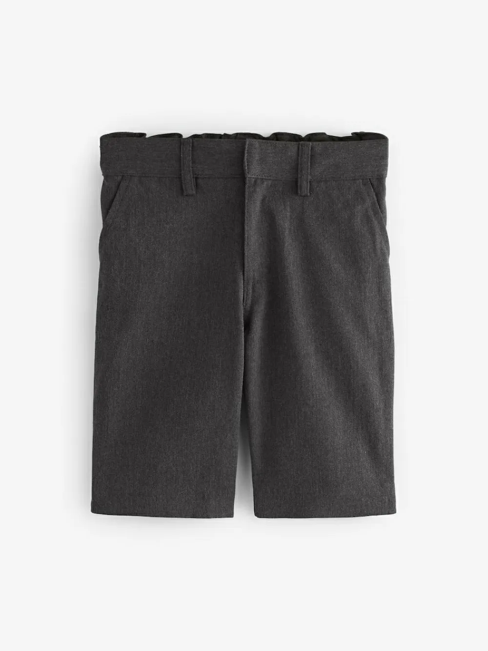 Online Next Single Flat Front School Shorts (3-14yrs) Grey