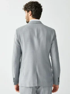 Next Skinny Fit Textured Suit Jacket^ Blazers & Formal Jackets|Grey Suits