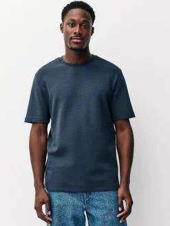 Discount Next Grey Slate Regular Fit Smart Soft Touch Heavyweight T-Shirt