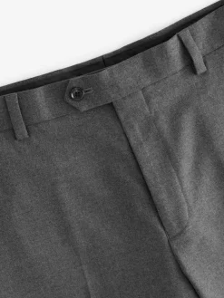 Clearance Next Slim Fit Flannel Suit Trousers Grey