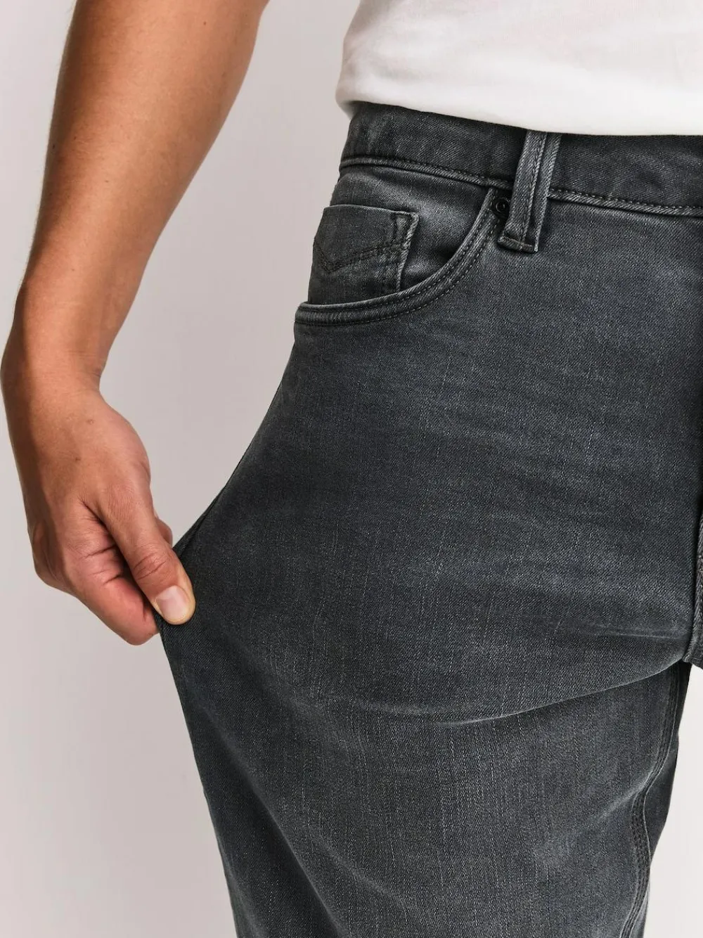 Next Grey Slim Fit Motionflex Jeans^ Jeans|Jeans