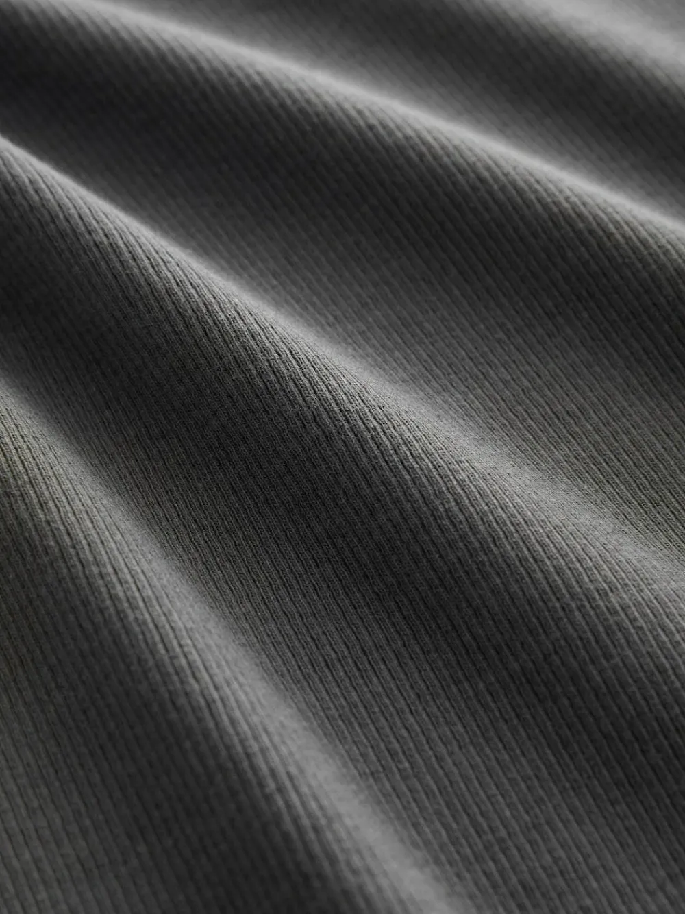 Online Next Slim Fit Ribbed Vest Grey