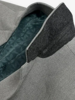 Next Grey Slim Fit Textured Suit Jacket^ Grey Suits|Blazers & Formal Jackets