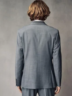 Outlet Next Slim Fit Wool Blend Motionflex Suit Jacket Grey