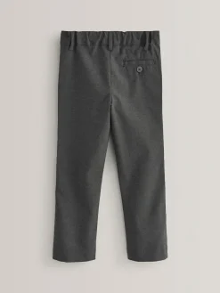 Sale Next Slim Waist School Formal Stretch Skinny Trousers (3-17yrs) Grey