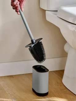 Next Grey Slimline Silicone Toilet Brush^ Bathroom Accessories