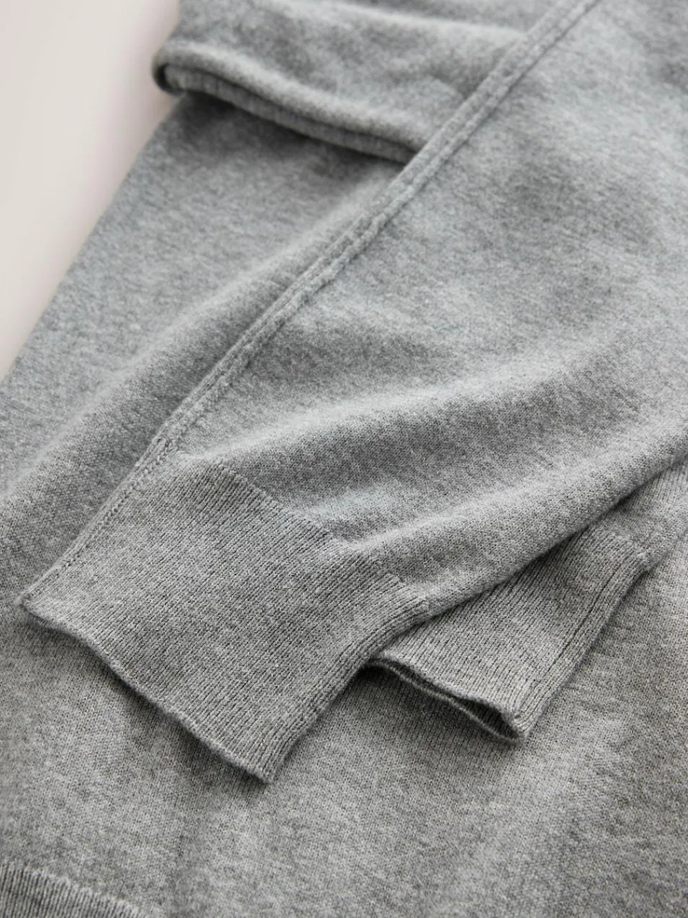 Best Next Grey Soft Touch Crew Neck Cotton Rich Jumper