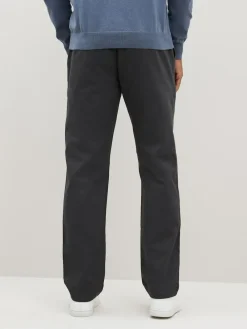 Next Straight Fit 100% Cotton Chino Trousers Grey