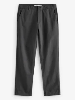 Next Straight Fit 100% Cotton Chino Trousers Grey
