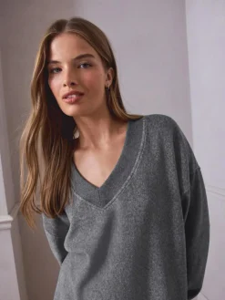 Next STUDIO Fleece Tunic & Joggers Set^Women Loungewear