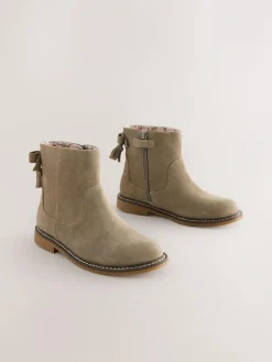 Clearance Next Suede Water Repellent Ankle Boots Grey